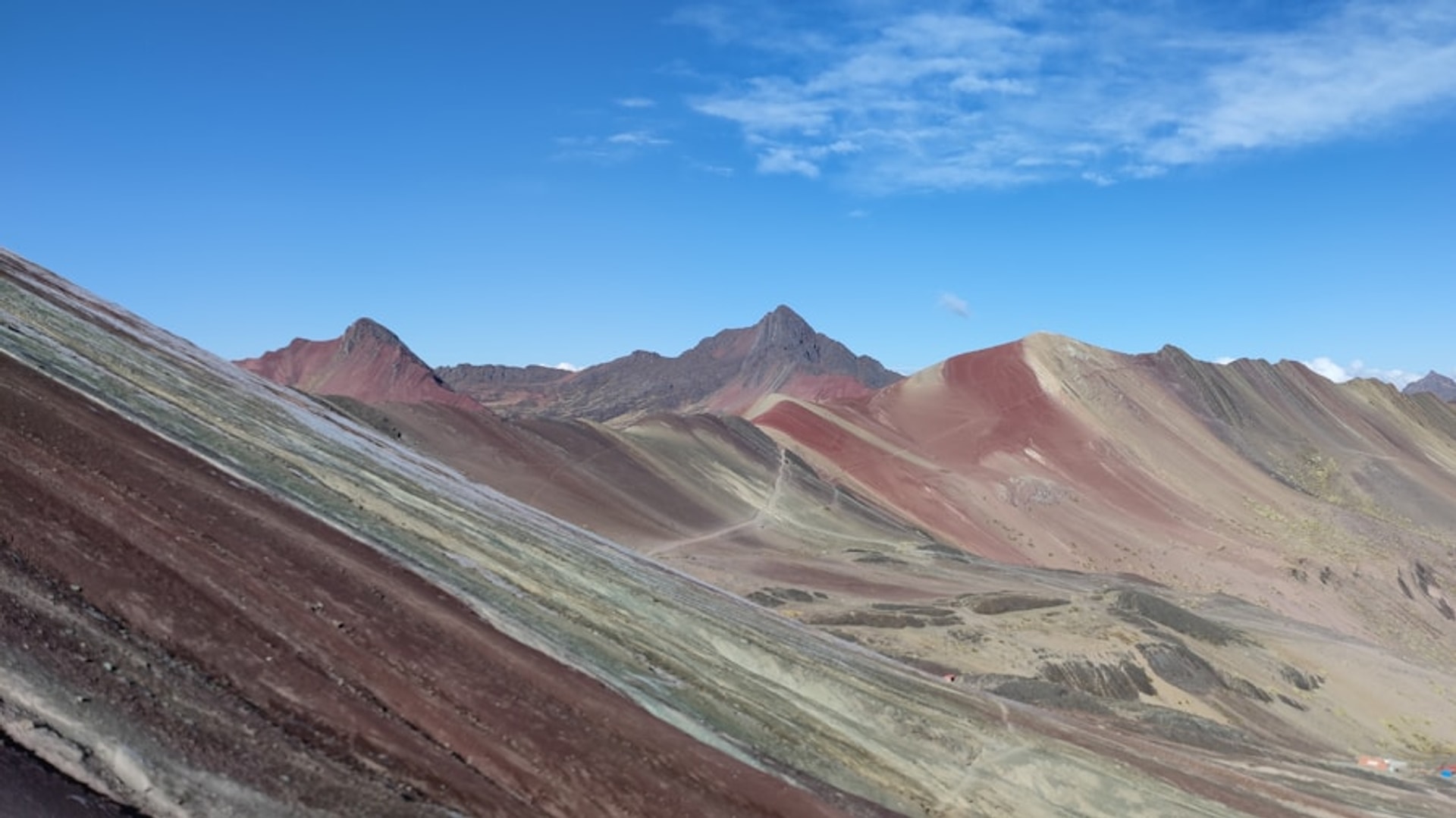 Montanhas coloridas do Altiplano Andino
